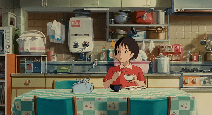 anime, Makoto Shinkai, Studio Ghibli, Sfondo HD