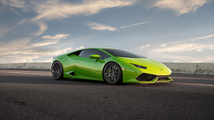 Verde, Lamborghini, Verde, Huracan, LP610, Mantis, Sfondo HD