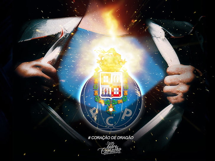 F.C.Porto, Herz, Coração, Superman, Fotomanipulation, HD-Hintergrundbild