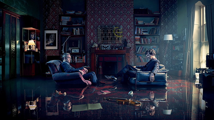Sherlock, Fernsehserie, Dr.Watson, Sherlock Holmes, Filme, HD-Hintergrundbild