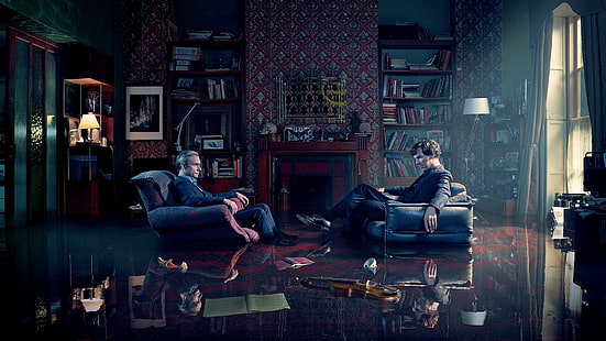 Sherlock, Fernsehserie, Dr.Watson, Sherlock Holmes, Filme, HD-Hintergrundbild HD wallpaper