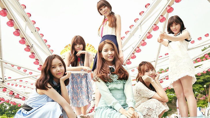 Gfriend, Eunha, SinB, Yuju, Yerin, Umji, Sowon, K-pop, Idol, Güney Kore, HD masaüstü duvar kağıdı
