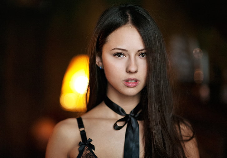 Catherine Timokhina ผู้หญิงใบหน้าแนวตั้ง Maxim Maximov, วอลล์เปเปอร์ HD