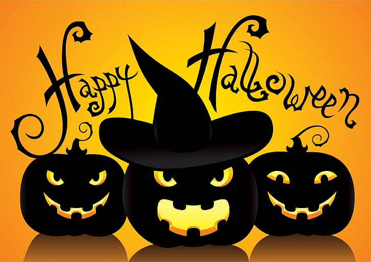 Happy, halloween 31, happy halloween clip art, happy, halloween, 31, HD wallpaper