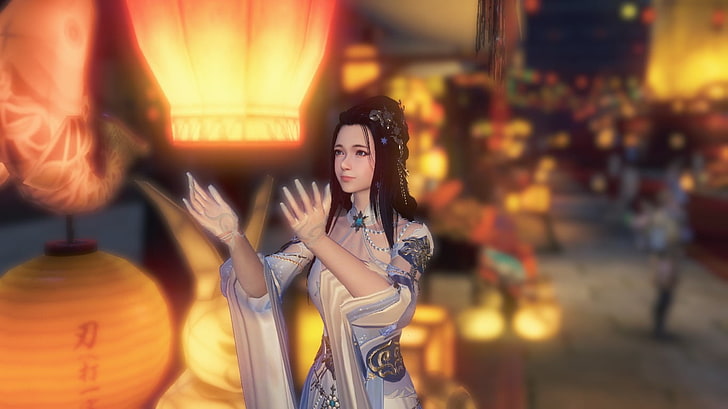 Spieler, WuXia, China, HD-Hintergrundbild