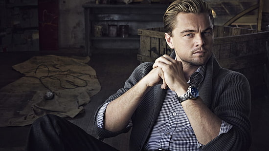 Leonardo DiCaprio, klocka, män, HD tapet HD wallpaper