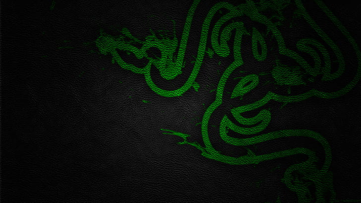 Razer, green, Gaming Series, snake, logo, leather, HD wallpaper |  Wallpaperbetter