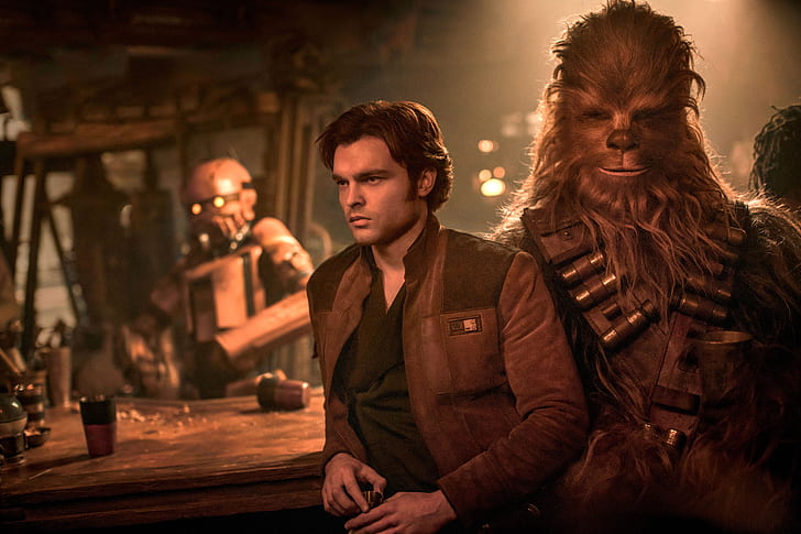 solo a star wars story, 2018 movies, movies, hd, han solo, chewbacca, HD wallpaper