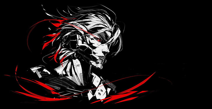плакат за игра, произведения на изкуството, Metal Gear Rising: Revengeance, Raiden, HD тапет