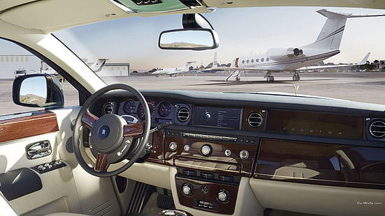bil, Rolls-Royce Phantom, HD tapet HD wallpaper