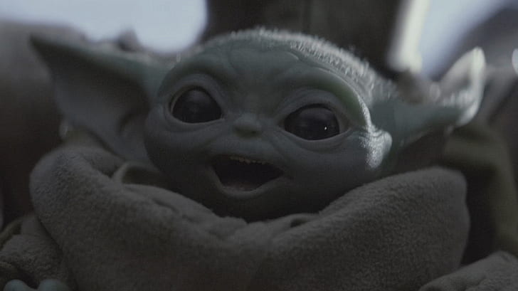 Mandalorianin, Baby Yoda, Tapety HD