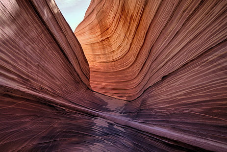 Arizona WAve, Detail, The Wave, Arizona, WAve, Coyote Buttes, North, sandstone, canyon, desert, navajo, antelope Canyon, slot Canyon, uSA, abstract, southwest USA, backgrounds, eroded, red, geology, HD wallpaper HD wallpaper