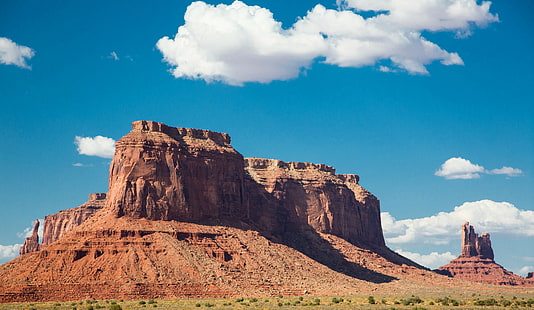 Monument Valley, USA, Berg, Monument Valley, USA, Himmel, Felsen, Monument Valley, Berg, Wolke, HD-Hintergrundbild HD wallpaper