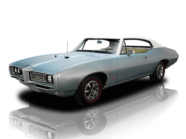 1968, 4237, classic, coupe, gto, hardtop, muscle, pontiac, HD wallpaper