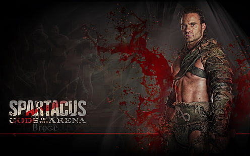 Spartacus Gods of the Arena digital tapet, krigare, Gladiator, Spartacus, sand och blod, arenans gudar, HD tapet HD wallpaper