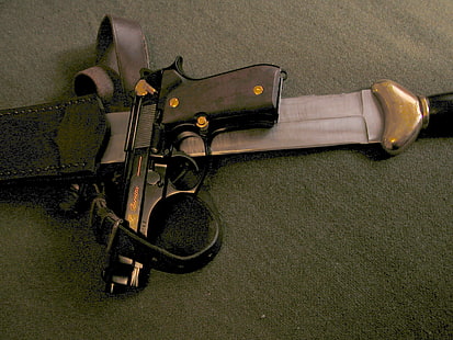 pistola beretta, HD papel de parede HD wallpaper