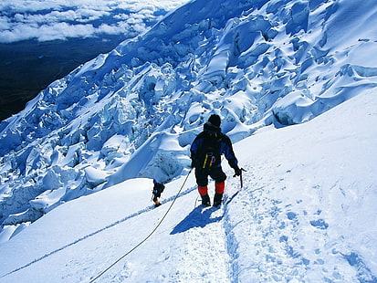 Bergsteigen, HD-Hintergrundbild HD wallpaper