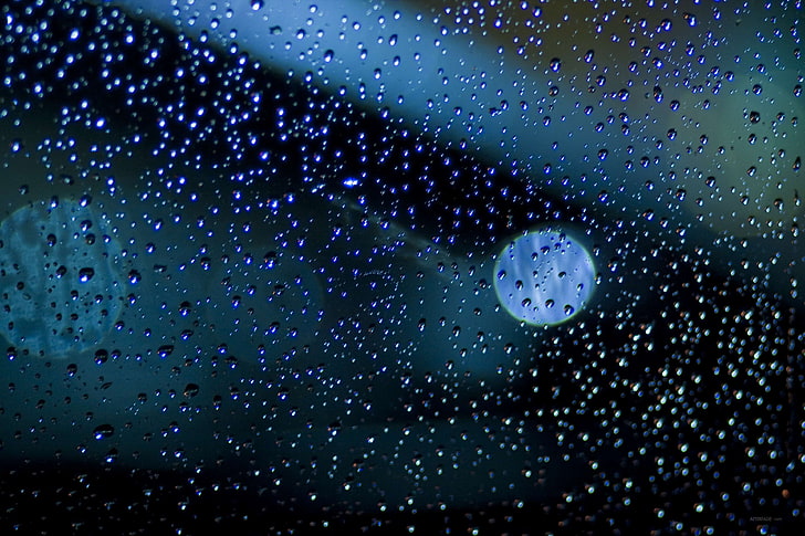 Azul, desenfoque, burbujas, círculo, claro, color, oscuro, iluminado,  luces, Fondo de pantalla HD | Wallpaperbetter