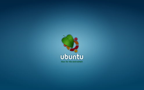 Ubuntu Green Leave, Ubuntu Vektorgrafiken, Computer, Linux, grün, Computer, Linux Ubuntu, Blätter, HD-Hintergrundbild HD wallpaper