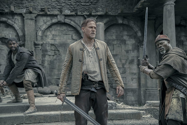 Movie, King Arthur: Legend of the Sword, Charlie Hunnam, Djimon Hounsou, HD wallpaper