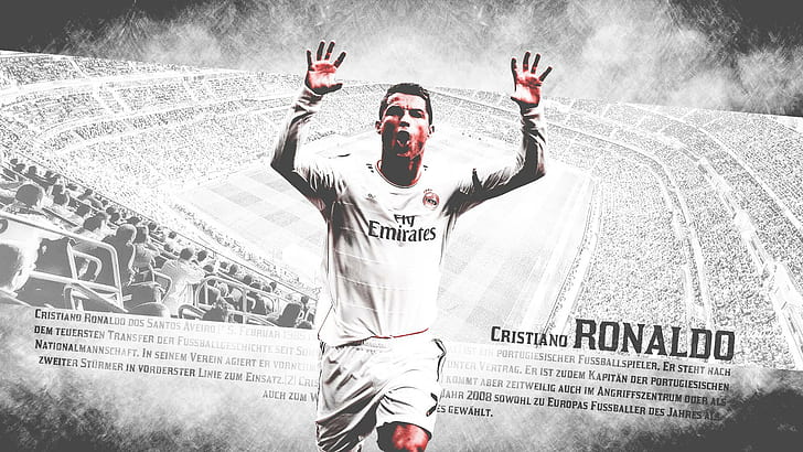 Cristiano Ronaldo Real Madrid Love To Win, cristiano ronaldo, ronaldo, celebrity, celebrities, boys, football, sport, HD wallpaper