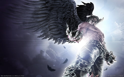 Tekken Devil Jin illustration, Tekken, Tekken 5: Dark Resurrection, HD wallpaper HD wallpaper