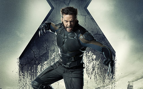 X-Men Wolverine digitale Tapete, Wolverine, Marvel-Comics, X-Men: Tage der zukünftigen Vergangenheit, Filme, Hugh Jackman, HD-Hintergrundbild HD wallpaper