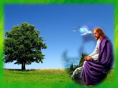 Cristianesimo Dio Gesù Cristo il Signore Persone Altro Arte HD, Dio, erba, signore, cristianesimo, Gesù Cristo, religione, Sfondo HD HD wallpaper