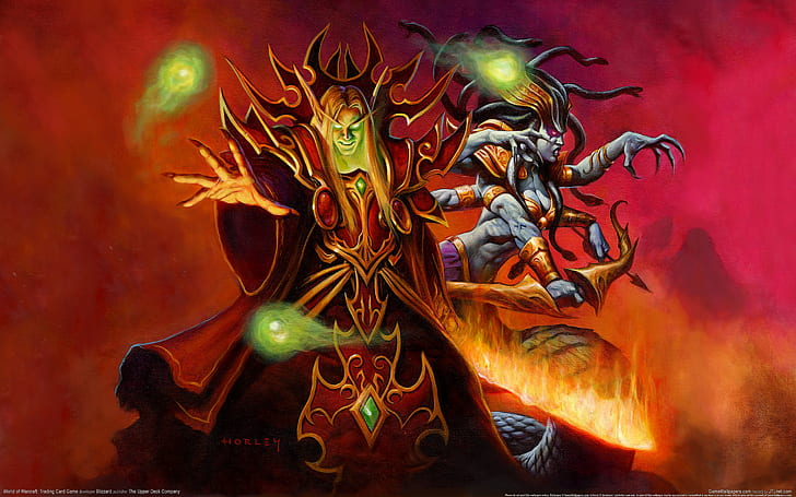 Warcraft, World Of Warcraft, Kael'thas Sunstrider, Lady Vashj, HD wallpaper