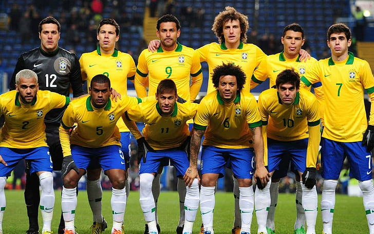 Prédiction par équipe du Brésil pour la Coupe du monde de la FIFA 2014, équipe du Brésil, pronostic, fifa, coupe du monde 2014, Fond d'écran HD