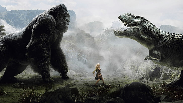 Plakat filmowy King Kong, filmy, King Kong, Tapety HD