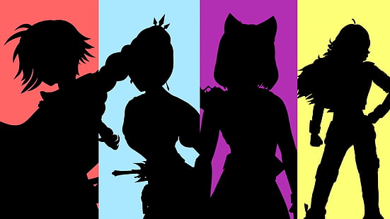 Anime, RWBY, Blake Belladonna, Ruby Rose (RWBY), Weißer Schnee, Yang Xiao Long, HD-Hintergrundbild HD wallpaper