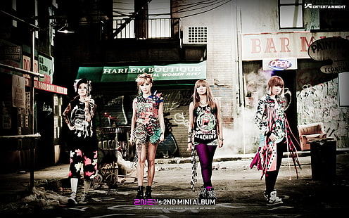 2ne1, танец, k pop, корея, корейский, поп, афиша, HD обои HD wallpaper