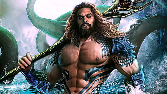 Film, Aquaman, Jason Momoa, HD-Hintergrundbild HD wallpaper