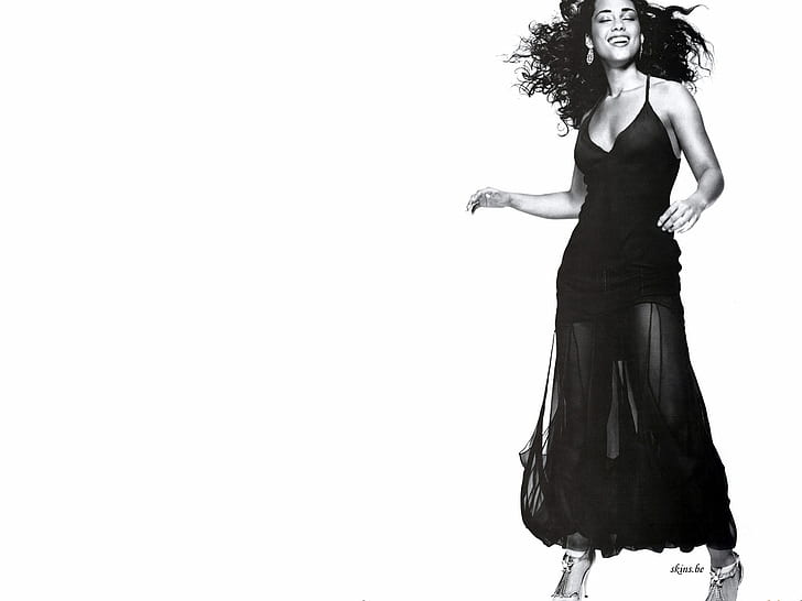 Alicia Keys HD, Frauen Spaghettibügel schiere Kleid, Musik, Schlüssel, Alicia, HD-Hintergrundbild