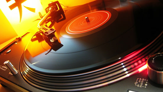 DJ, Plattenspieler, Vinyl, HD-Hintergrundbild HD wallpaper