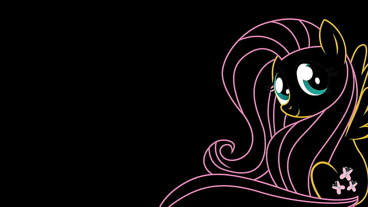 pink and green cat wallpaper, TV Show, My Little Pony: Friendship is Magic, Fluttershy (My Little Pony), Magic, My Little Pony, HD wallpaper