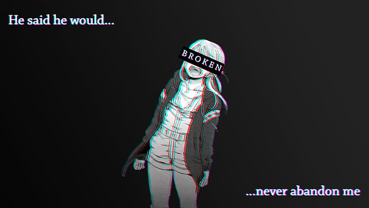 Anime, traurig, Anime Mädchen, gebrochen, HD-Hintergrundbild