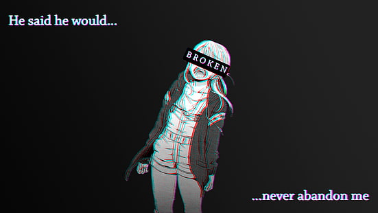 Anime, traurig, Anime Mädchen, gebrochen, HD-Hintergrundbild HD wallpaper