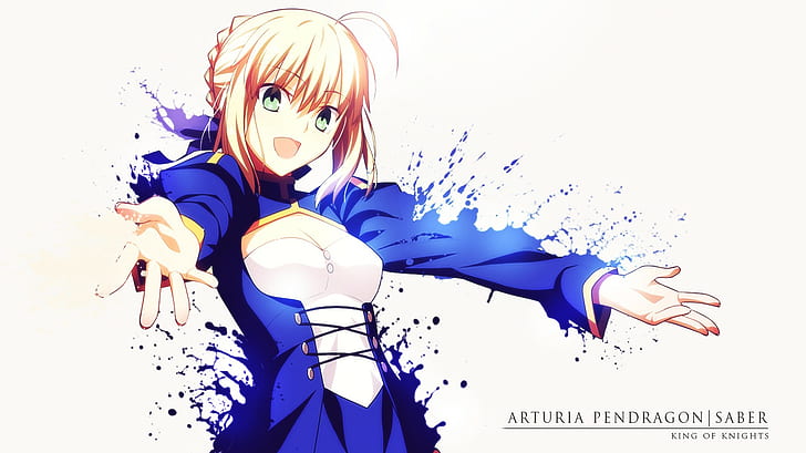 Fate / Stay Night, anime girls, Sabre, Tapety HD