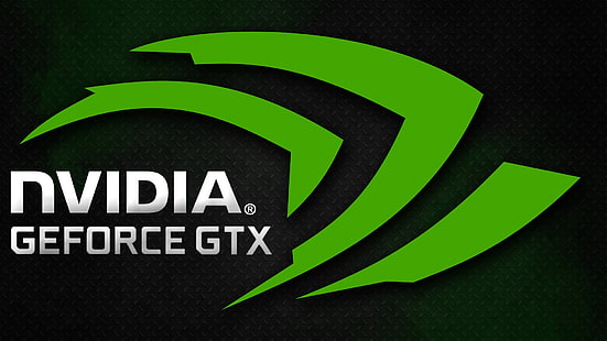 Логотип NVIDIA GEFORCE GTX, зеленый, логотип, NVIDIA GTX, HD обои HD wallpaper
