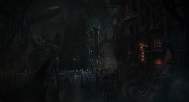 video game, seni konsep, Castlevania, Castlevania: Lords of Shadow 2, Wallpaper HD