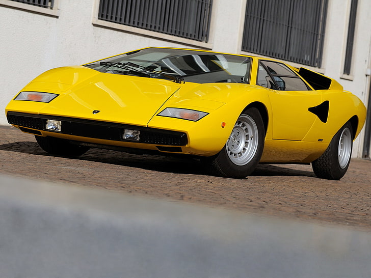 1974, классика, Countach, Lamborghini, LP400, суперкар, суперкары, HD обои
