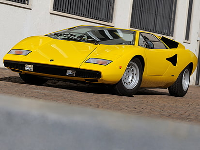 1974, классика, Countach, Lamborghini, LP400, суперкар, суперкары, HD обои HD wallpaper