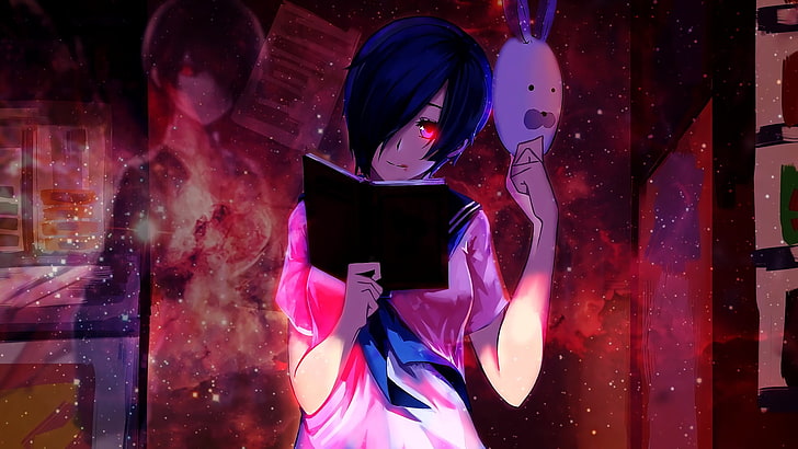 kurzhaarige weibliche Anime-Figur, Kirishima Touka, Tokyo Ghoul, HD-Hintergrundbild