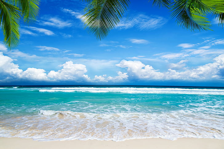 paysage mer plage, Fond d'écran HD