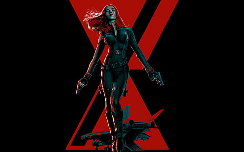Scarlett Johansson, arte, Viúva Negra, Natasha Romanoff, Capitão América: O Soldado Invernal, HD papel de parede HD wallpaper
