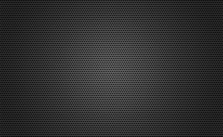 Fond noir trou métallique (petit), Aero, noir, fond noir, trou, minimalisme, texture, métal, Fond d'écran HD