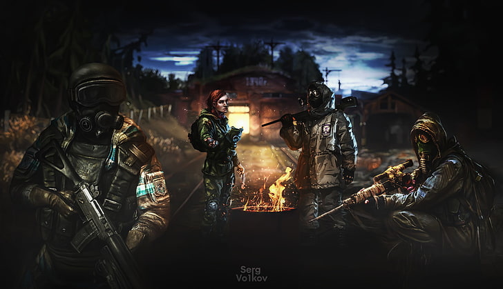 Gamer, S.T.A.L.K.E.R., S.T.A.L.K.E.R.: Clear Sky, S.T.A.L.K.E.R.: Shadow Of Chernobyl, shooter, Volked, HD wallpaper