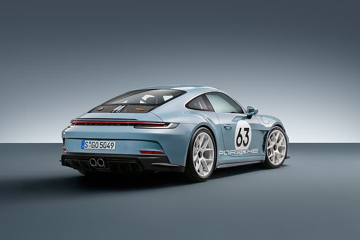 911, Porsche, суперавтомобил, Porsche 911 S/T Heritage Design Package, HD тапет
